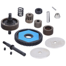 Kit transmisie RC cu manoperă rafinată, angrenaj cilindric metalic 56T și set pinion pentru SCX10II90046 90047, componente cutie de viteze din