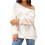 Casual Knit Top για γυναίκες, Πουλόβερ από απαλό πλεκτό ύφασμα, Πουλόβερ με μακριά 1