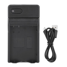 Cargador de batería eficiente para usuarios de Nikon, cargador portátil con interfaz micro USB, compatible con la batería Nikon EN-EL14, cargador