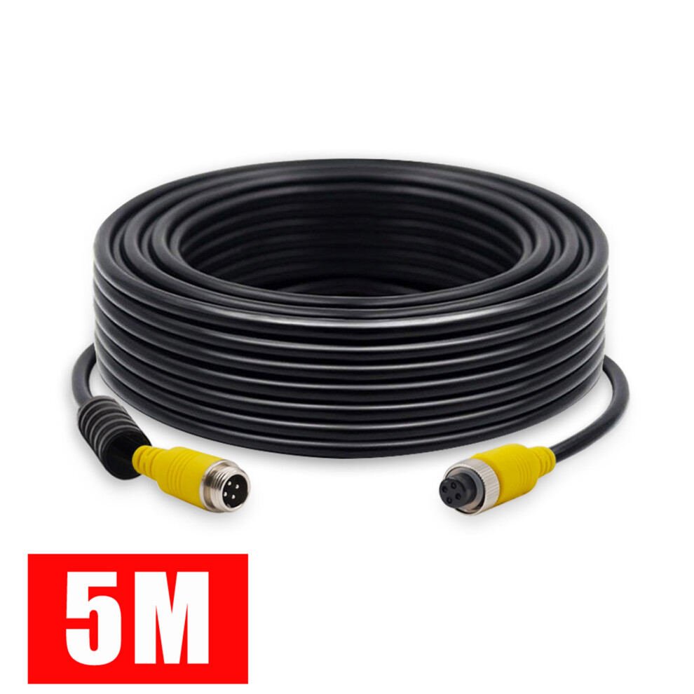 Shockproof Power Extension Cable For Rearview Camera Compatible Plug And Play Ready All In One Cable Waterproof Weatherproof Cable Emi Rfi Shielded 9014198282439