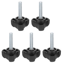 M6x30mm Rändelschraube, einfach zu bedienen, gute Leistung, verstellbarer Drehknopf, Schraube mit dreieckigem Kunststoffgriff, vielseitig einsetzbar