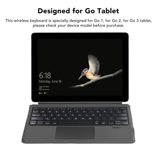 Go 1 2 3 Wireless Keyboard BT5.0 Slim PU 350mAh 2