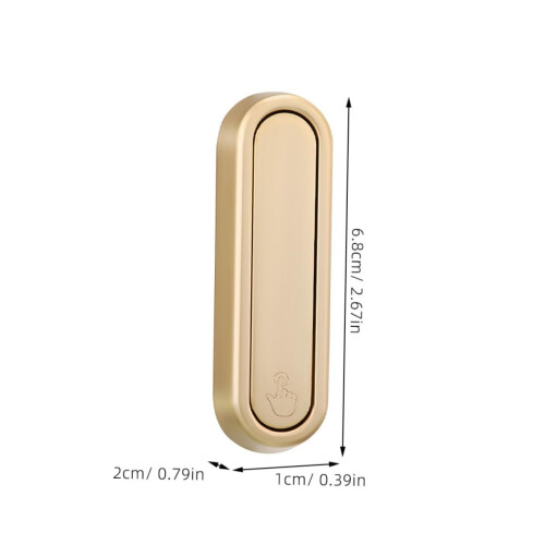 2pcs Heavy Duty Removable Wall Hooks Gold Color Foldable Rotatable Easy Install Space Saving Decorative Hooks for Bath Kitchen 1