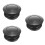 3Pcs Practical Black Metal Motorcycle Tank Cap with O-Ring Seal 7