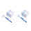 2Pcs Environmentally Friendly Double Sided Denture Brush with Storage 3