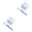 2Pcs Environmentally Friendly Double Sided Denture Brush with Storage 5