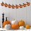 Conjunto de bandeirolas de Halloween com 8 peças + corda. 5