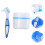 2Pcs Environmentally Friendly Double Sided Denture Brush with Storage 9