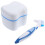 2Pcs Environmentally Friendly Double Sided Denture Brush with Storage 10