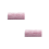 Roze gestreepte katoenen handdoeken 14"x30" 2-pack 2