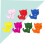 100Pcs Assorted Color Cute Buttons for Crafters and Sewing Projects with Knitting 3