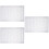3Pcs Creative Clear Measurement Rulers for Students DIY Drawing Tasks 7