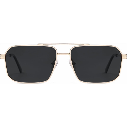Γυαλιά ηλίου Retro Polarized Square για γυναίκες και άνδρες, μεγάλα μεταλλικά γυαλιά ηλίου 2