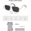 Γυαλιά ηλίου Retro Polarized Square για γυναίκες και άνδρες, μεγάλα μεταλλικά γυαλιά ηλίου 5