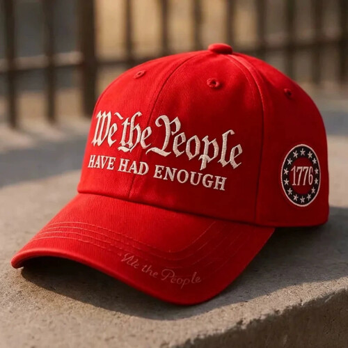 We The People 1776 Stars Retro Washed Baseball Cap 1