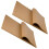 200Pcs Non-Stick Parchment Paper Sheets Light Brown Kitchen Baking 3
