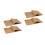 200Pcs Non-Stick Parchment Paper Sheets Light Brown Kitchen Baking 7