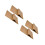 200Pcs Non-Stick Parchment Paper Sheets Light Brown Kitchen Baking 8