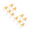 40Pièces Décorations Ballon Cake Topper Pour 7