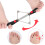 Hallux valgus-korrigerer elastisk nylonstålseparator for store hammertær 8