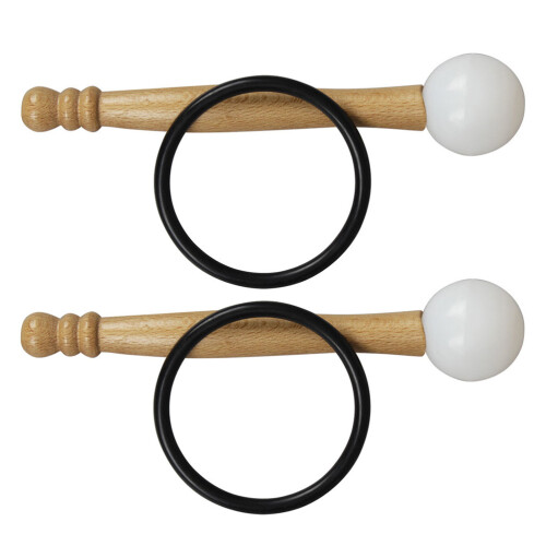 4Ensembles Maillets Percussion Bois Pour Bols Sonores Yoga 1