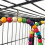 Beaded Perch Swing for Parakeets Cockatiels Finches 7