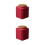2Pcs Red Ceramic Tea Storage Container with Seal Lid for Loose Tea 4