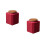 2Pcs Red Ceramic Tea Storage Container with Seal Lid for Loose Tea 5