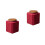 2Pcs Red Ceramic Tea Storage Container with Seal Lid for Loose Tea 8
