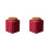 2Pcs Red Ceramic Tea Storage Container with Seal Lid for Loose Tea 9