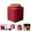 2Pcs Red Ceramic Tea Storage Container with Seal Lid for Loose Tea 11