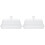 2Pcs Clear Butter Crisper Storage Container with Lid for Tableware Use 2