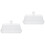 2Pcs Clear Butter Crisper Storage Container with Lid for Tableware Use 4