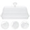 2Pcs Clear Butter Crisper Storage Container with Lid for Tableware Use 8