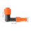 4Pcs Plastic Spark Plug Caps for Atv Off-Road Orange Lighted Resistor 3