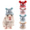 Knit Hamster Hat Guinea Pigs Hat with Adjustable Strap Lightweight Soft Comfortable Knitted Tiny Hat for Hamster 6