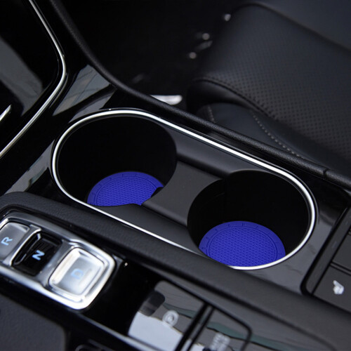 Set di 2 sottobicchieri per auto impermeabili antiscivolo resistenti al calore 2