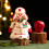 Weihnachtsgeschenktüte mit Schneemann-Elch-Motiv, Polyester, 1 Stück 4