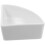 Mersess Hamster Triangular Ceramic Small Dishes for Rabbit and Water Bowl for Mouse Guinea White 4