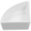 Mersess Hamster Triangular Ceramic Small Dishes for Rabbit and Water Bowl for Mouse Guinea White 6