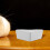 Mersess Hamster Triangular Ceramic Small Dishes for Rabbit and Water Bowl for Mouse Guinea White 7