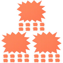 90Pièces Étiquettes De Prix Orange En Papier Pour Fundraising