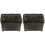 2Pièces Mini Coffres Pirate Décor Vintage Pour Maison 1