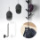 Space-Saving L-Shaped Wall Hat Organizer for Baseball Caps – Holds 20, Compatible with Standard Wall Mounts 4