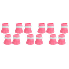 12Pièces Bottes Pour Chats En Silicone Rose, Protège Pattes