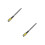 2Pcs Flat Hand File Sharpening Tool with Handle Multi-Color Metal File 5