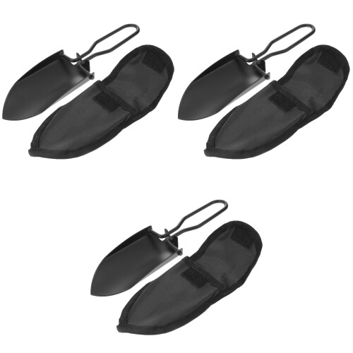 3Pièces Pelle De Camping Pliable Acier Compacte 2