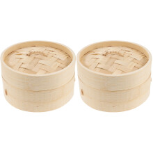 2 Sets Bun Steamer Bamboo Rice Cooker Handheld Rice-Cooker