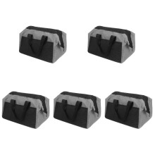 5Pcs Portable Grey Oxford Tool Bags for Electricians and Repair Pros