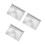 3Pcs Silver Iron Drip Pans for Toaster Oven Baking and Grilling 1